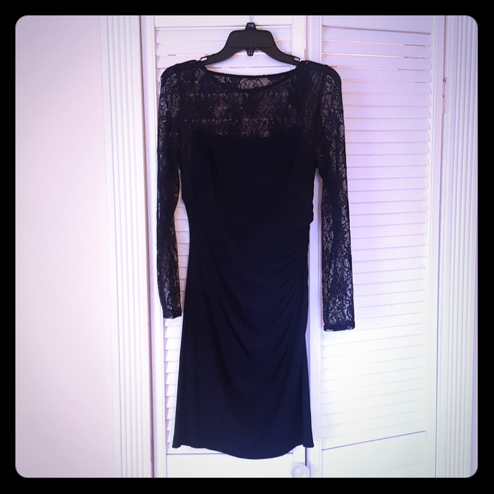 Navy Midi Dress